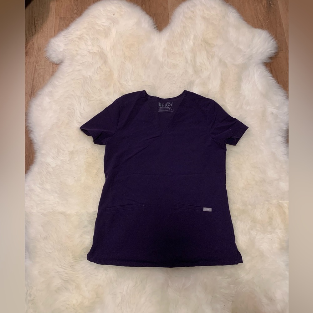 Purple FIGS Casma Scrub Size Small